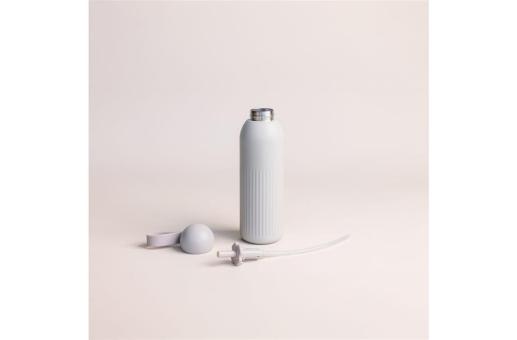 InSideOut Sagaform Tekla Stahlisolierflasche (recycelt) 500 ml Beige