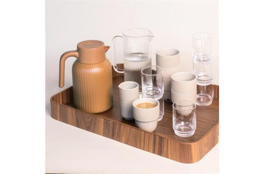 Sagaform Trine Thermal Carafe (recycled)  1.5 L Brown