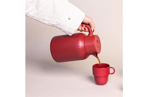 Sagaform Trine Thermal Carafe (recycled)  1.5 L Dark red