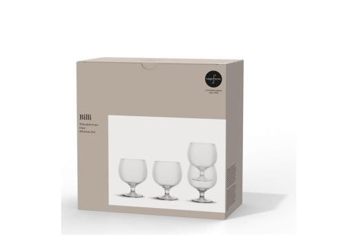 Billi wine glass set of 4 Transparent