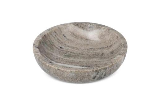 InSideOut Sagaform Sten Travertin-Marmor-Schale Beige