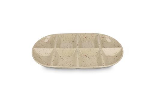 InSideOut Sagaform Ditte Keramik-Servierplatte 36 x 20 cm Beige