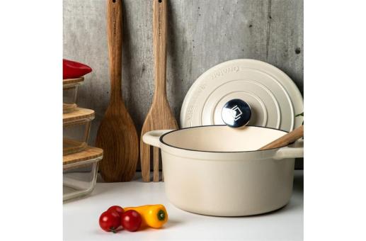 InSideOut Orrefors Jernverk Emaillierte Eisenpfanne 2.8L Creme