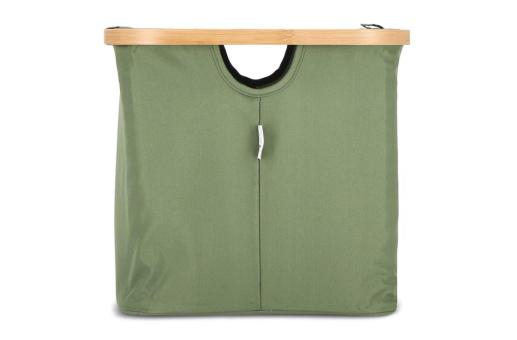 InSideOut faltbarer Korb mit Deckel Sogne 40,5 x 33 x 30cm rPET Olivgrün