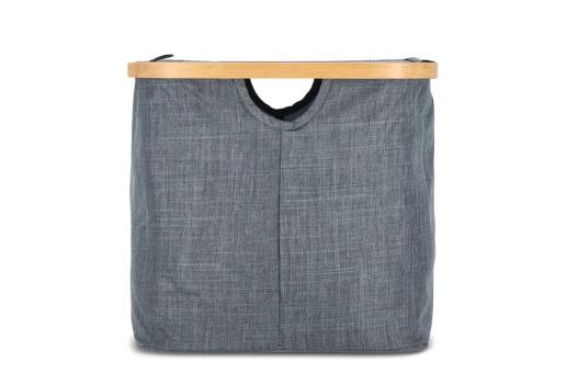 InSideOut faltbarer Korb mit Deckel Sogne 40,5 x 33 x 30cm rPET Dunkelgrau