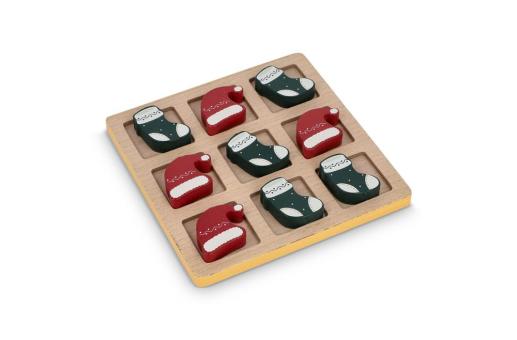 InSideOut Weihnachts-Tic-Tac-Toe aus Holz Bunt