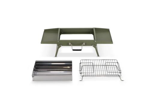 InSideOut Tragbarer Grill Fyra Olivgrün