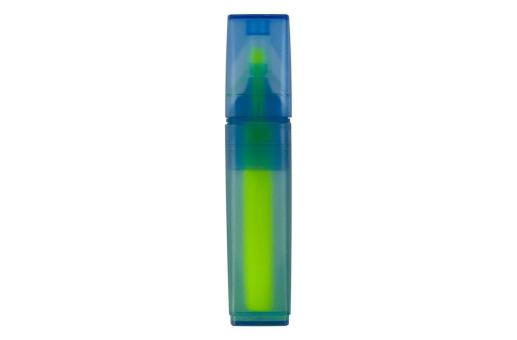 Textmarker aus R-PET-Material Blau/gelb