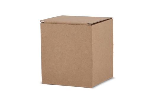 Geschenkbox für Kaffeebecher Braun