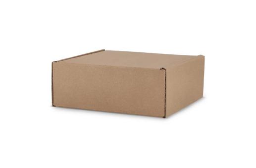 Individuelle Geschenkverpackung für 4 Tassen 24.3 x 24.3 x 9.9 cm Braun