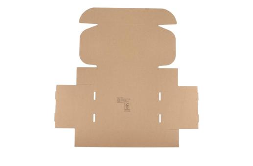 Individuell gestalteter Geschenkkarton 34.7 x 24.3 x 9.9 cm Braun