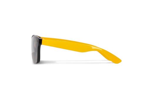 Justin R-PC Sonnenbrille mit verspiegelten Uni-Gläsern UV400 Gelb