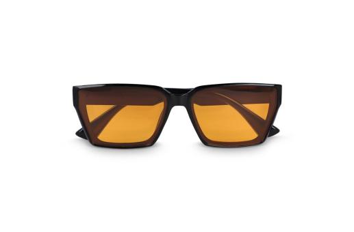 Mila Sonnenbrille UV400 Schwarz/orange
