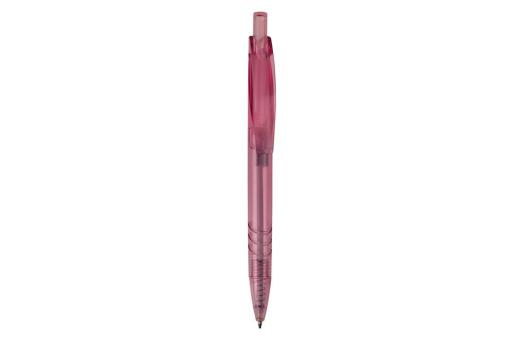 Kugelschreiber aus R-PET-Material Transparent rosa