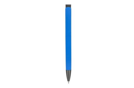 Ballpen Vegas softtouch metal clip Aztec blue