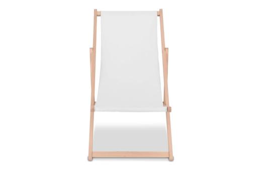 Klappbare Sublimations Liegestuhl Weiß