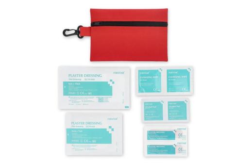 First Aid kit 13pc Denali Red
