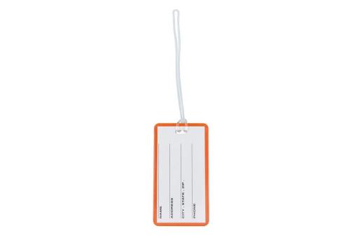 Luggage tag Orange