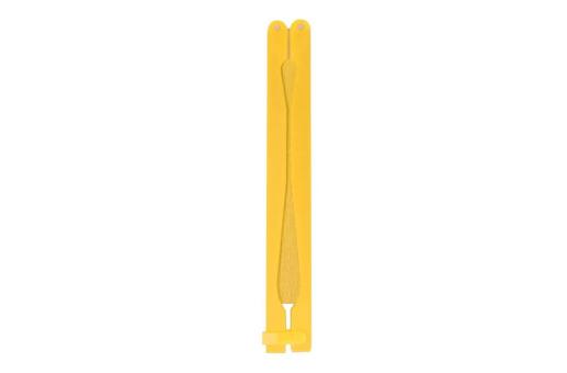 Mini foldable hand fan Yellow