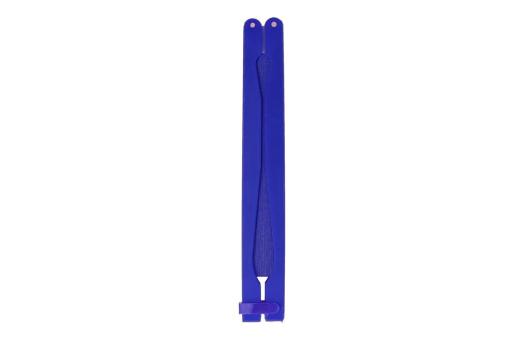 Mini faltbarer Handfächer Blau