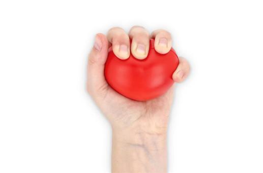 Anti-Stress-Herz Rot