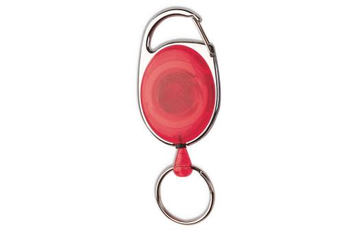 Namensschildhalter Beige/rot