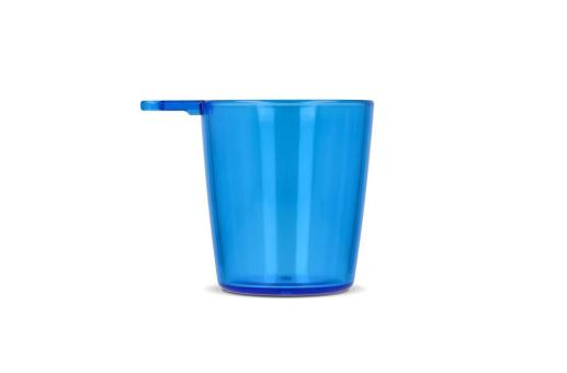 Festival-Shotglas mit Lanyard Transparent blau
