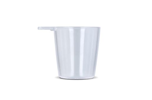 Festival-Shotglas mit Lanyard Transparent weiß