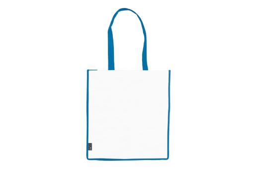 Tragetasche Non-Woven 75g/m² Blau/weiß
