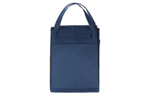 Folded cooler bag &amp; picnic mat Dark blue