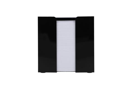Notizzettel 10x10x10cm in Würfelbox Schwarz