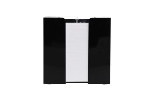 Notizzettel 10x10x10cm in Würfelbox mit Stifteköcher Schwarz