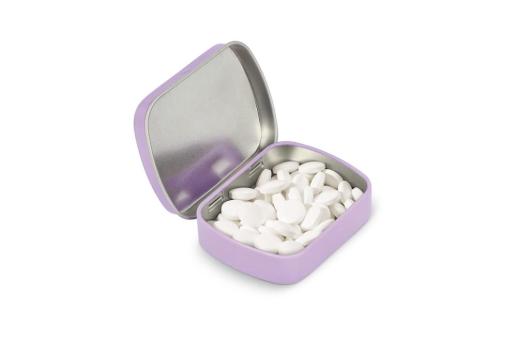 Mini tin peppermint box Lila