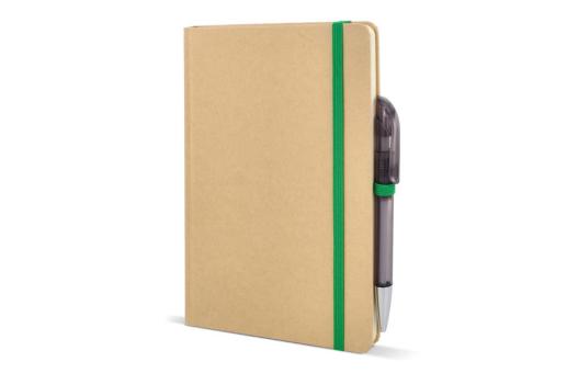 Notizbuch Kraftpapier A5 Grün