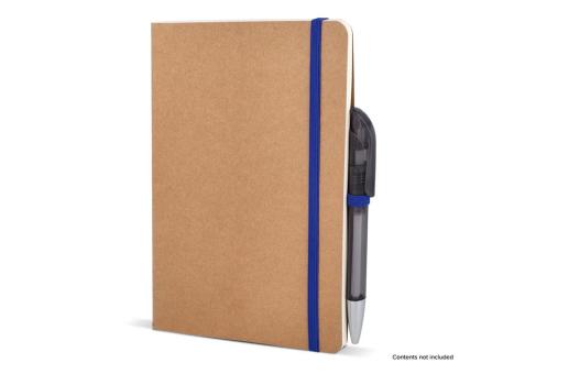 Notizbuch mit flexiblem Einband Kraftpapier A5 Blau