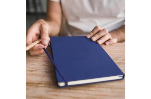 Notizbuch A5 aus PU Blau