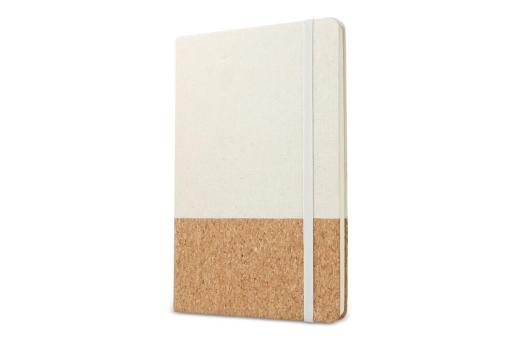 Notizbuch Baumwolle &amp; Kork A5 Natur