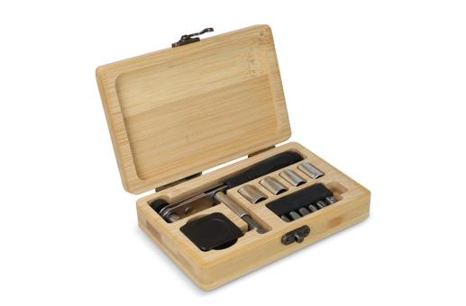 13pcs Tool set in bamboo box Nature