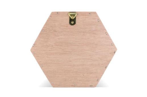 Bienenhaus aus FSC-Holz, sechseckig Natur
