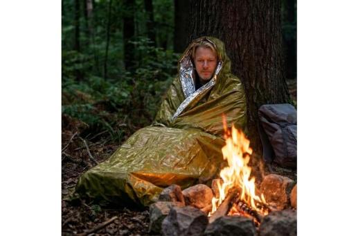 Outdoor Survival Emergency Thermal sleeping bag Green