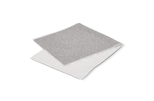 Schnelltrocknendes Handtuch R-PET 30 x 80 cm Sublimation Weiß/grau