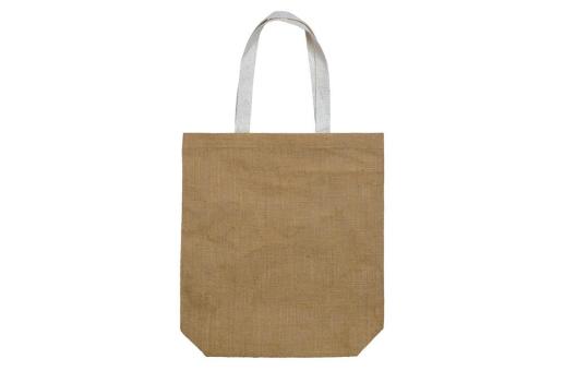 Shoulder bag jute 340g/m² Nature