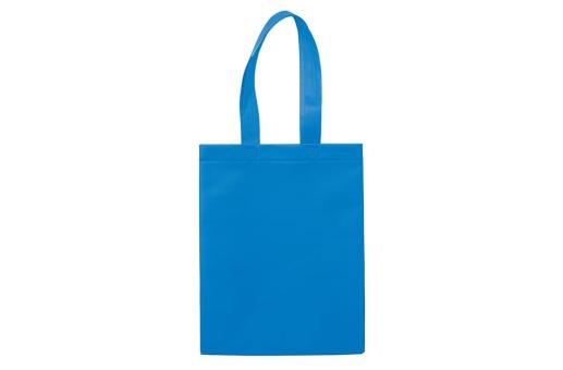 Carrier bag laminated non-woven small 105g/m² Aztec blue