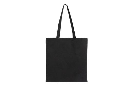 Shoulder bag cotton OEKO-TEX® 140g/m² 38x42cm Black