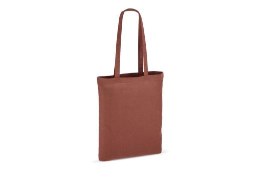 Umhängetasche Baumwolle OEKO-TEX® 140g/m² 38x42cm Dunkelbraun