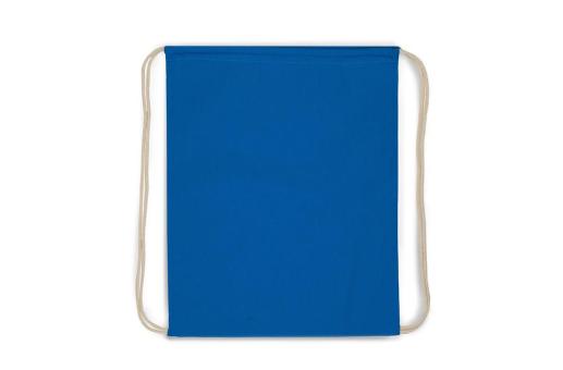 Kordelzugbeutel baumwolle OEKO-TEX® 140g/m² 35x45cm Blau