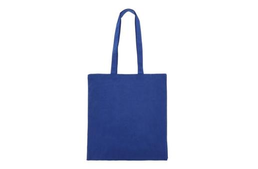 Tasche aus recycelter Baumwolle 140g/m² 38x10x42cm Blau