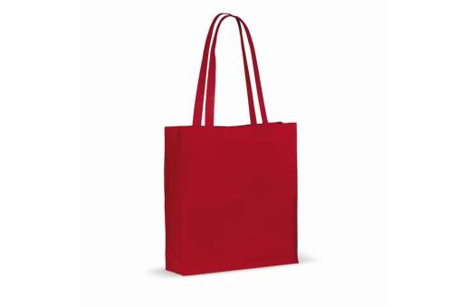 Recycled cotton bag with gusset 140g/m² 38x10x42cm 