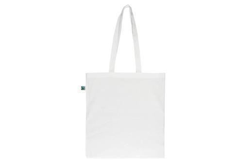 Tasche Fairtrade lang 140g 38x42 Weiß