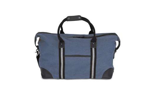 Weekender-Tasche aus recyceltem Baumwoll-Canvas Harper Dunkelblau